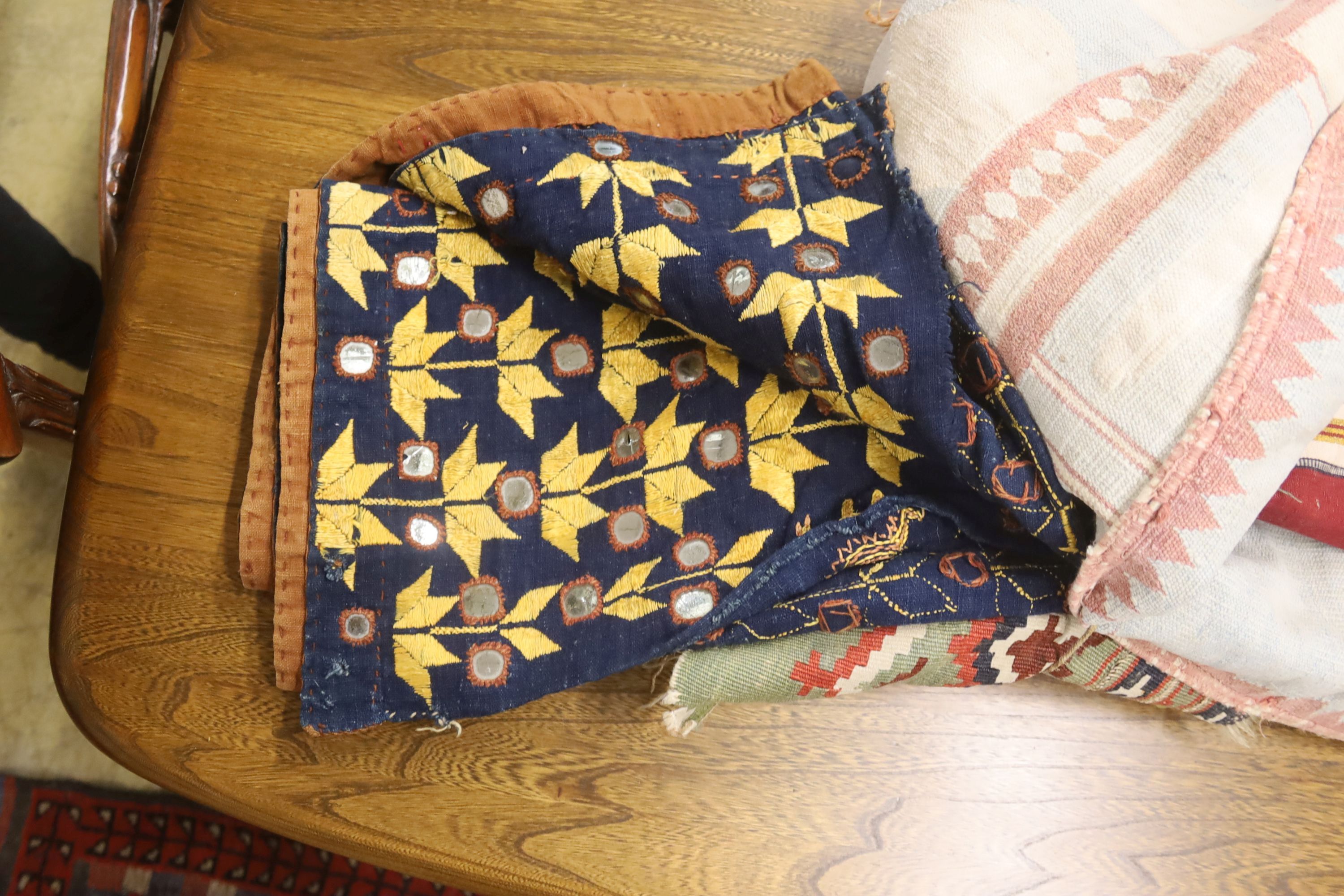 Six Middle Eastern textiles